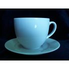 ROTBERG Teáscsésze+alj,ROTBERG, fehér, 38cl, 4db-os szett, "Basic"