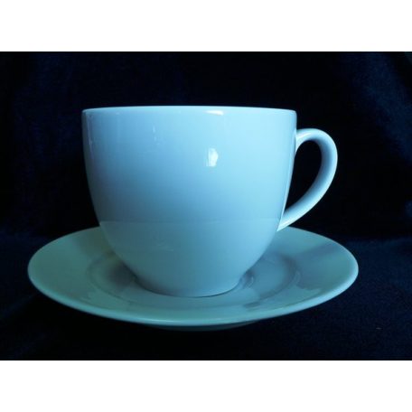 ROTBERG Teáscsésze+alj,ROTBERG, fehér, 38cl, 4db-os szett, "Basic"