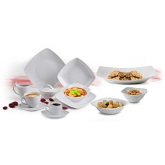   ROTBERG Lapostányér,ROTBERG, fehér, 25cm, 6db-os szett, "Quadrate"