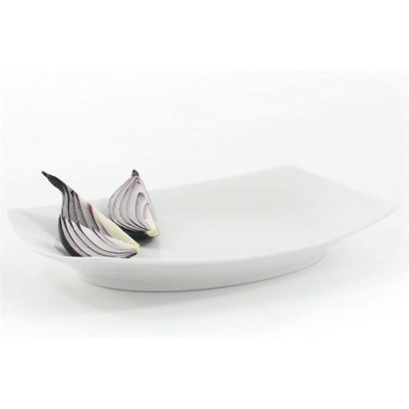 ROTBERG Süteményes-, kínálótál,ROTBERG, fehér, négyszögletes, 33 cm ROTBERG, "Quadrate", fehér