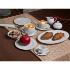 ROTBERG Lapostányér,ROTBERG, fehér, 27 cm, 6db-os szett, "Elegante"