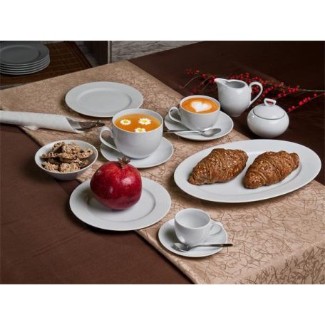 ROTBERG Lapostányér,ROTBERG, fehér, 27 cm, 6db-os szett, "Elegante"