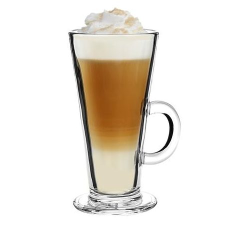 Lattéspohár, füllel, 2db-os szett, 26 cl "GastroLine"