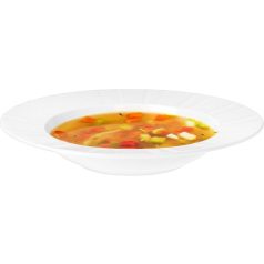   ROTBERG Mélytányér, ROTBERG, fehér, 23 cm, 6 db-os szett, "Oslo"