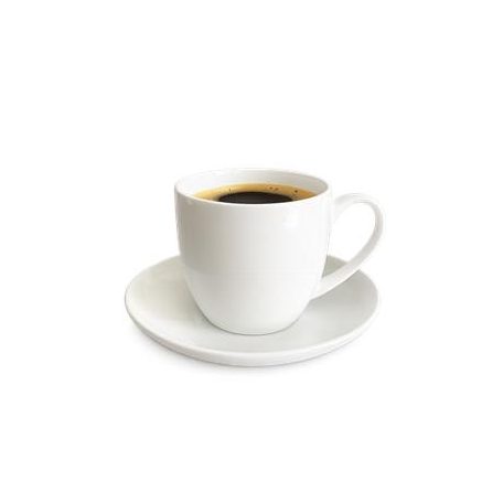 Kávéscsésze+alj, 18cl, 6db-os szett, "GastroLine", fehér