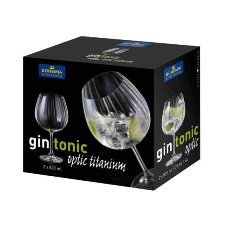 Gintonic kehely, talpas,  2db-os szett, 82cl