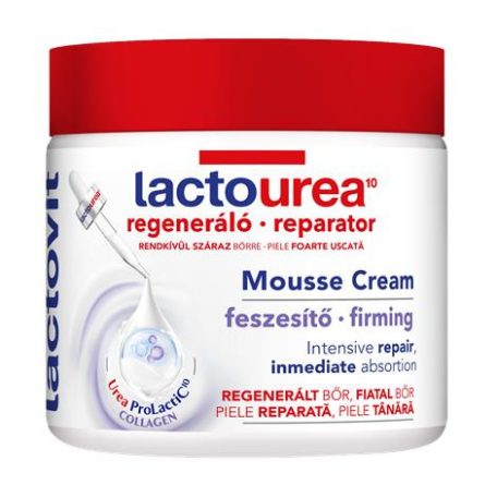LACTOVIT Testápoló mousse krém, 400 ml, LACTOVIT "Lactourea", bőrfeszesítő