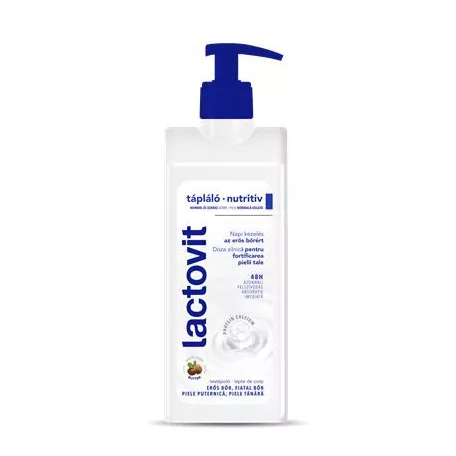 LACTOVIT Testápoló, 400 ml, LACTOVIT "Original", normál és száraz bőrre