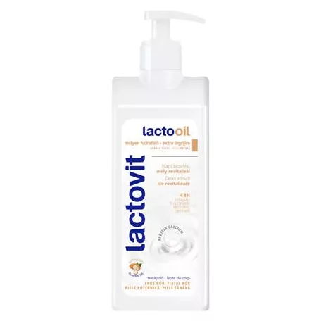 LACTOVIT Testápoló, 400 ml, LACTOVIT "Lactooil", száraz bőrre