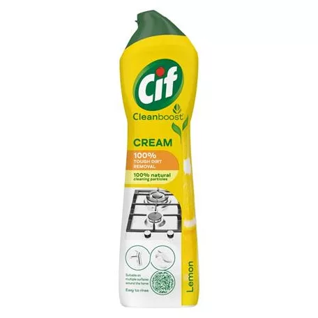 CIF Súrolószer, 720 g/ 500 ml, CIF "Cream" citrom illat