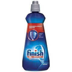   FINISH Gépi öblítőszer, 400 ml, FINISH, "Shine&Dry", regular