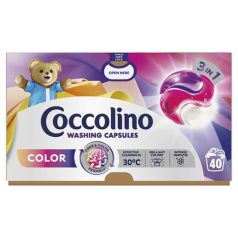   COCCOLINO Mosókapszula, 40 db, COCCOLINO "3in1 Color"