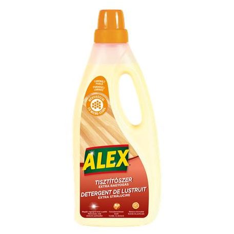 ALEX Padlótisztító folyadék, laminált padlóhoz, 750 ml, ALEX "Extra ragyogás", narancs illattal