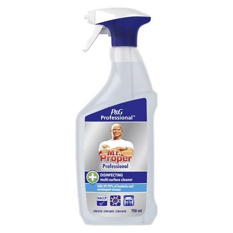 MR PROPER Általános tisztító- és fertőtlenítő spray, 3in1, 750 ml, MR PROPER