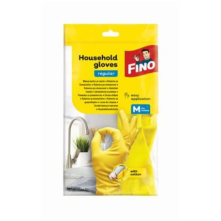 FINO Gumikesztyű, háztartási, M méret, 1 pár, FINO