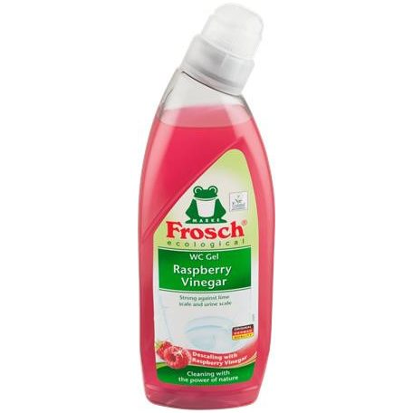 FROSCH WC tisztítógél, málnaecettel, 750 ml, FROSCH