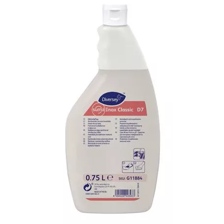 DIVERSEY Rozsdamentes acél ápolószer, 750 ml, DIVERSEY "Suma Inox Classic"