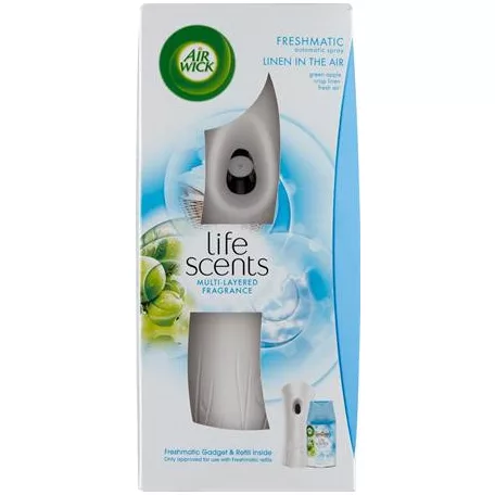AIR WICK Illatosító készülék, automata, 250 ml, AIR WICK "Freshmatic", friss ruha