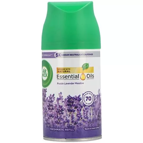 AIR WICK Illatosító készülék utántöltő, automata,  250 ml, AIR WICK "Freshmatic", levendula