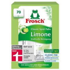 FROSCH Mosogatógép tabletta, 70 db, FROSCH, zöldcitrom