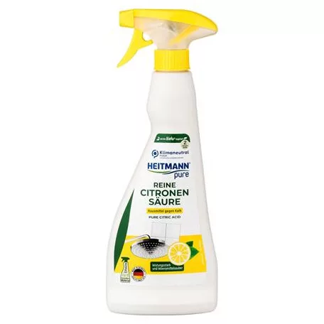 HEITMANN Vízkőoldó spray, citromsavval, 500 ml, HEITMANN "Pure"