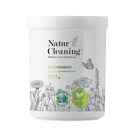 NATURCLEANING Citromsav, 900 g, NATURCLEANING