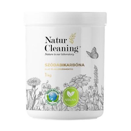 NATURCLEANING Szódabikarbóna, illat- és allergénmentes, 1 kg, NATURCLEANING