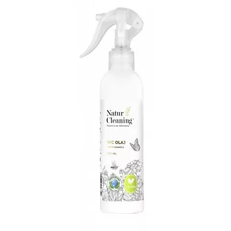 NATURCLEANING WC olaj, pumpás, 200 ml, NATURCLEANING, szamóca