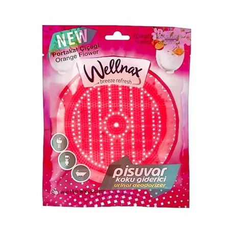 Piszoár illatosító rács, 50 g, "Wellnax", narancsvirág