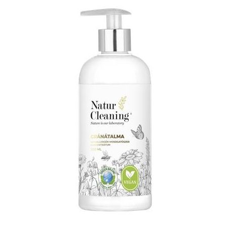 NATURCLEANING Mosogatószer koncentrátum, pumpás, 500 ml, NATURCLEANING, gránátalma