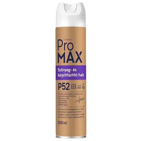 PROMAX Szőnyeg- és kárpittisztító hab, spray, 300 ml, PROMAX