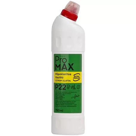 PROMAX Hipokloritos tisztítószer, 750 ml, PROMAX, citrom