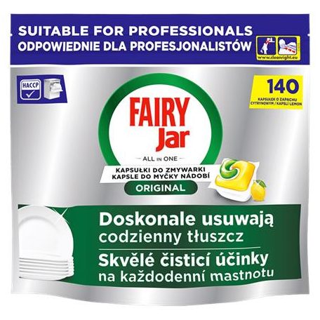 JAR Mosogatógéptabletta, 140 db, JAR "All in One"