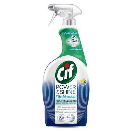 CIF Vízkőoldó spray, 750 ml, CIF "Power&Shine"
