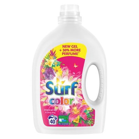 SURF Mosógél, 40 mosáshoz, 2 l, SURF "Tropical"