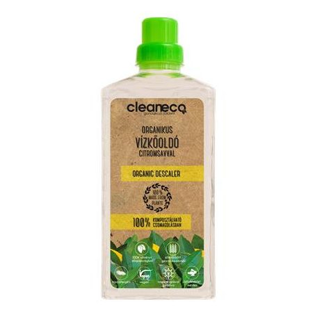 CLEANECO Vízkőoldó, organikus, 1 l, CLEANECO, citromsavval