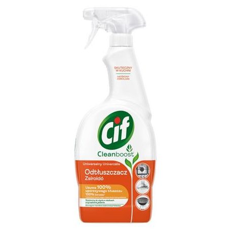 CIF Konyhai zsíroldó spray, 750 ml, CIF "Cleanboost"