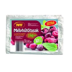 TUTI Mélyhűtőzacskó, 3kg, 30 db, TUTI "Extra"