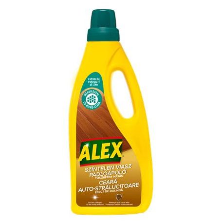 ALEX Padlóápoló viasz, színtelen, 750 ml, ALEX