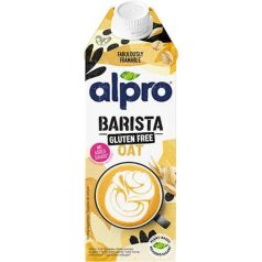   ALPRO Növényi ital, dobozos, 1 L, ALPRO "Barista", gluténmentes zab