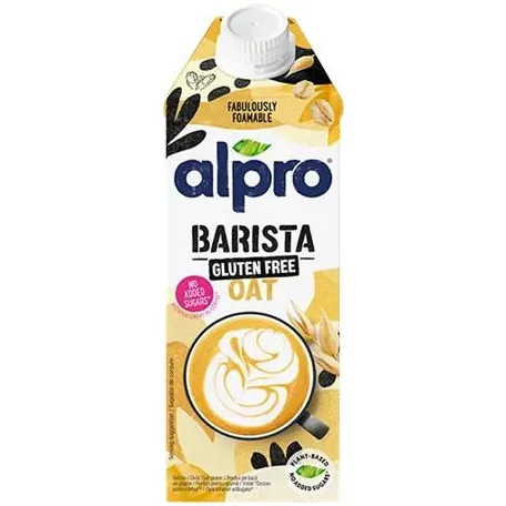 ALPRO Növényi ital, dobozos, 1 L, ALPRO "Barista", gluténmentes zab