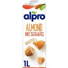   ALPRO Növényi ital, cukormentes, dobozos, 1l, ALPRO, pörkölt mandula