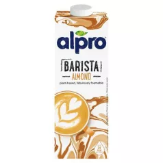   ALPRO Növényi ital, dobozos, 1 L, ALPRO "Barista", mandula