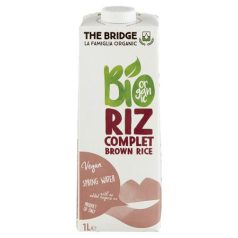   THE BRIDGE Növényi ital, bio, dobozos, 1 l, THE BRIDGE, barna rizs