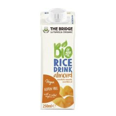   THE BRIDGE Növényi ital, bio, dobozos, 0,25 l, THE BRIDGE, rizs, mandulás
