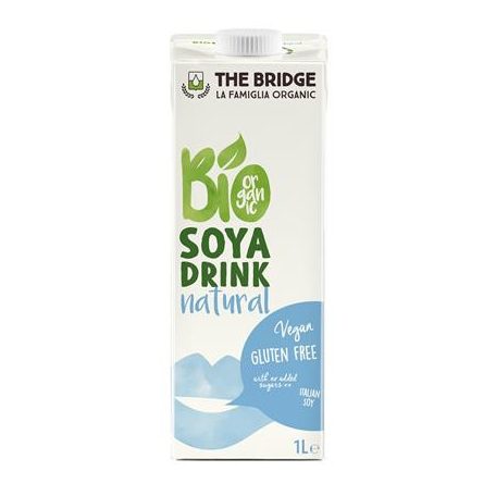 THE BRIDGE Növényi ital, bio, dobozos, 1 l, THE BRIDGE, szója