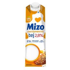   MIZO Tartós tej, dobozos, A2, laktózmentes, 2,8%, 1 l, MIZO