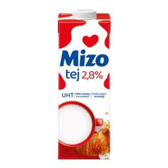 MIZO Tartós tej, visszazárható dobozban, 2,8%, 1 l, MIZO