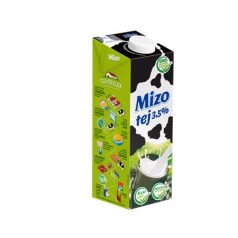 MIZO Tartós tej, visszazárható dobozban, 3,5%, 1 l, MIZO