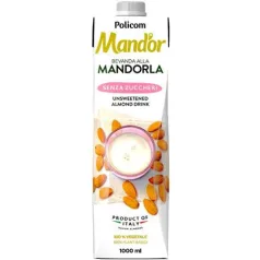   MAND'OR Növényi ital, cukormentes, dobozos, 1 l, MAND'OR "Prémium", mandula